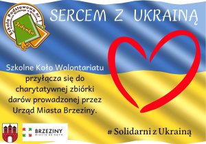 Plakat zachęcający do wzięcia udziału w akcji charytatywnej