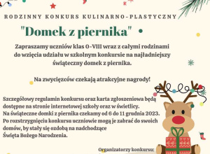 Konkurs "Domek z piernika"