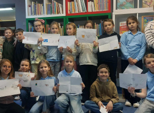 Uczniowie klasy Ib i IIb wzięli udział w warsztatach promujących czytelnictwo.