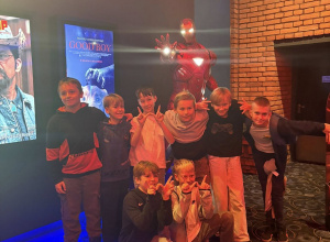 Wycieczka klas piątych do kina w Manufakturze!